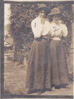 Anna Roulette and Clara Trepania, c.1908