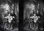 Four unidentified male students (Little Elk Group) #3, c.1883