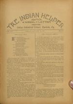 The Indian Helper (Vol. 12, No. 15)