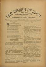The Indian Helper (Vol. 12, No. 36)