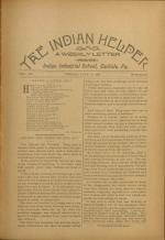 The Indian Helper (Vol. 12, No. 40)