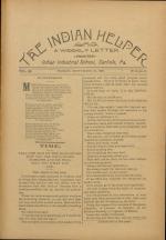 The Indian Helper (Vol. 12, No. 50)