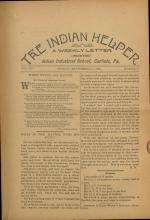 The Indian Helper (Vol. 14, No. 47)