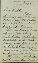 Armstrong Requests Lifestyle Photographs from Pratt, 1881