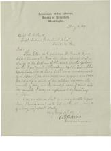 Harris Discusses Dr. Boas' Anthropological Work with Pratt, 1891