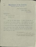 Burton Reports to Pratt on Progress of Pasquala Anderson Burton Reports to Pratt on Progress of Pasquala Anderson, 1901