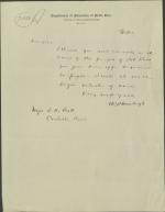 Brumbaugh Acknowledges Pratt's Request for 30 Pupils from Porto Rico Brumbaugh Acknowledges Pratt's Request for 30 Pupils from Porto Rico, 1901