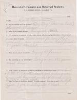 Paul Boynton (Red Feather) Student File
