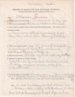 Moses James Student File
