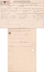 Joseph Hummingbird (Anm-ke-ah) Student File Joseph Hummingbird (Anm-ke-ah) Student File