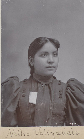 Nellie Valenzuela, c.1897 | Carlisle Indian School Digital Resource Center