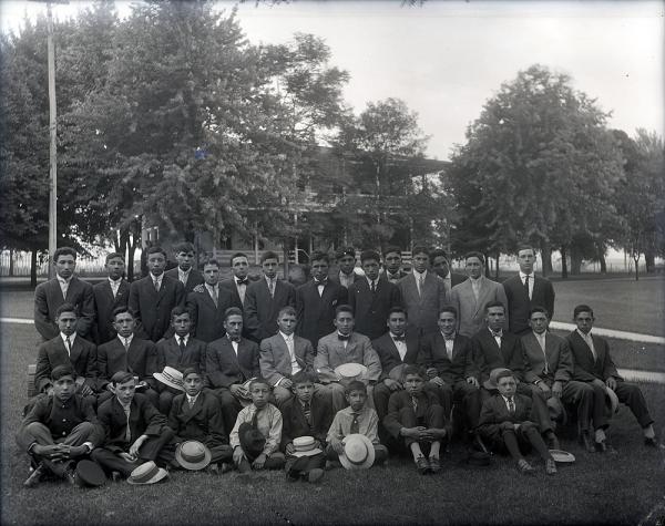 A Home Party of Male Students [version 1], 1911