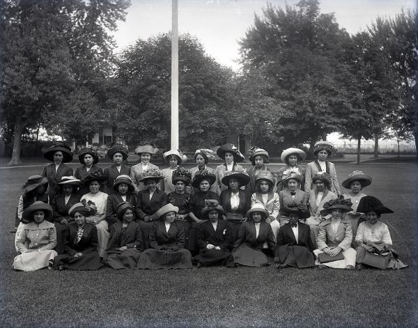 A Home Party of Female Students [version 1], 1911
