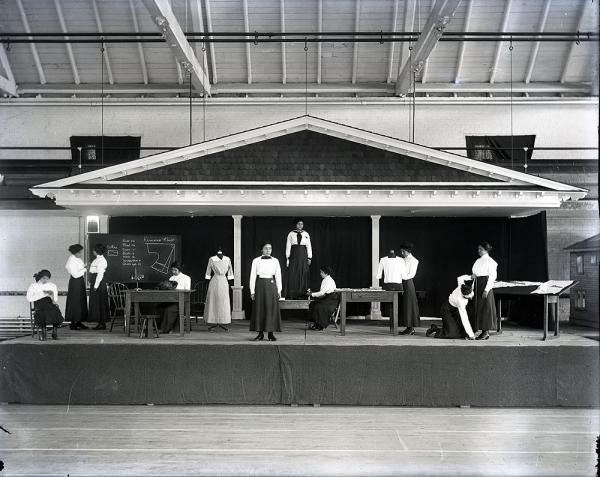 Student Presentation on Dressmaking, c. 1912