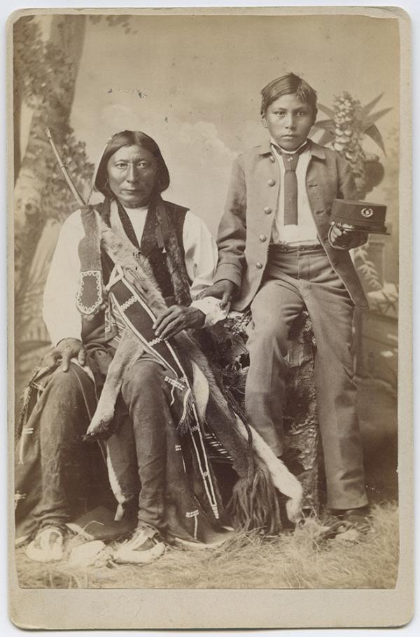 Chief Big Horse and Hubbell Big Horse [version 2], c.1880
