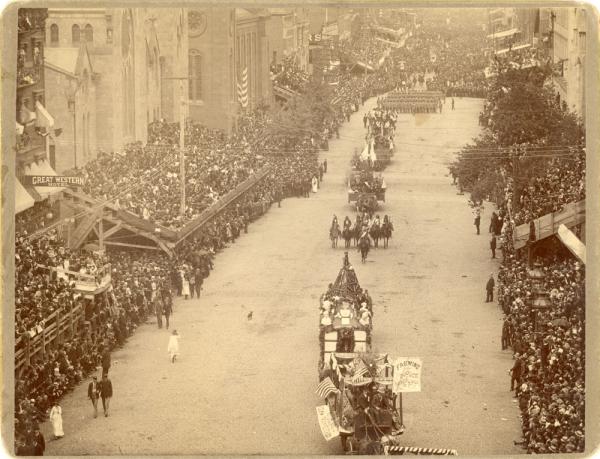 Parade in Philadelphia, 1887