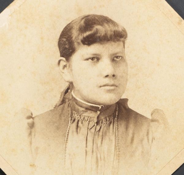 Carrie Cornelius, c.1889