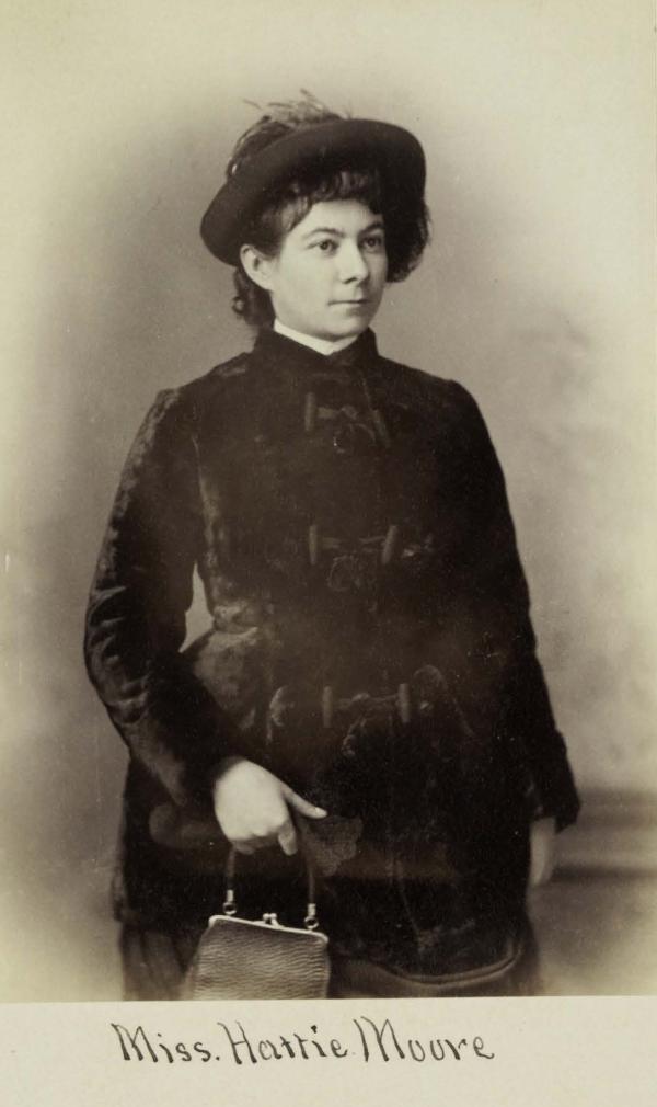 Miss Hattie Moore, 1884