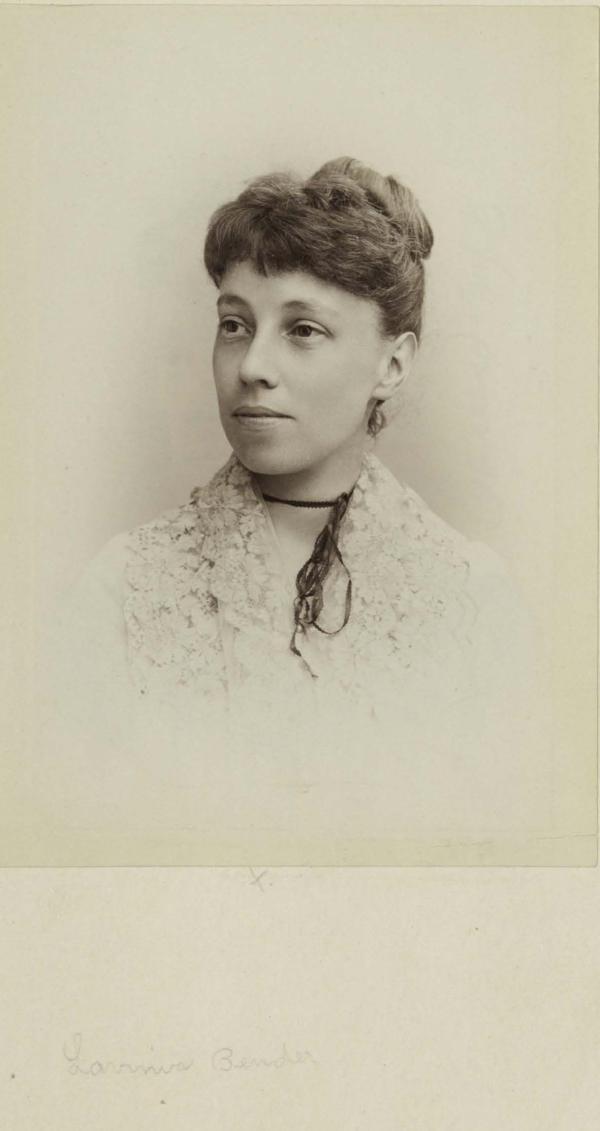 Miss Lavinia Bender, c. 1885
