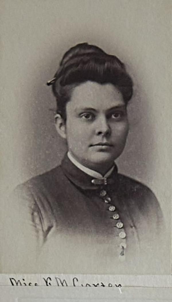 Miss Florence M. Carter, c. 1887