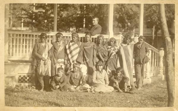 Twelve Navajo students (pose 2) [version 2], 1882