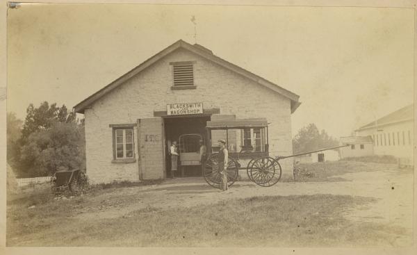 Blacksmith and Wagon Shop, c.1890
