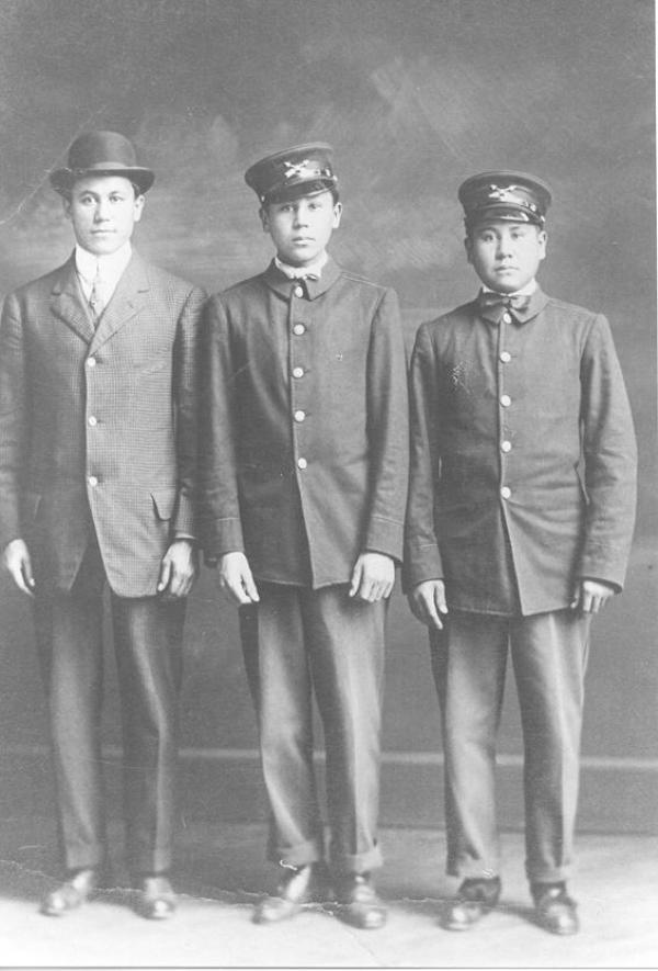 Albert Nash, Robert Nash, and George Nash, c.1912