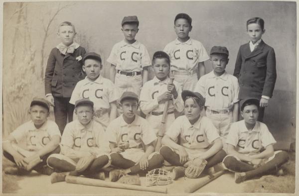 Team of young baseball players, the "C.C.", c.1894
