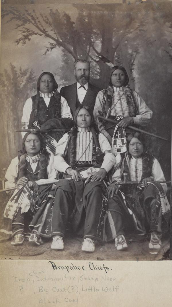 Five Arapaho chiefs, c.1885