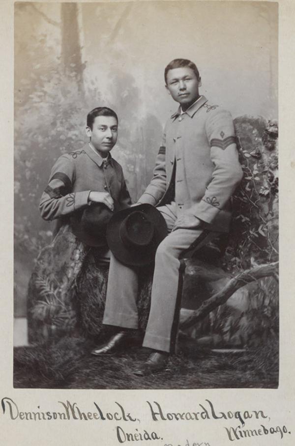 Dennison Wheelock and Howard Logan, c.1885