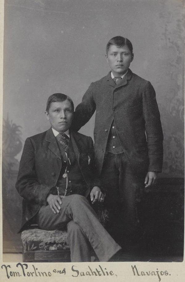 Tom Torlino and George S. Watchman [version 2], c.1885