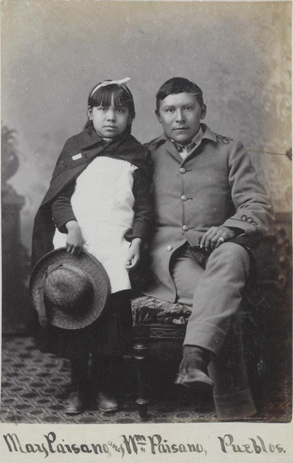 May Paisano and Willie H. Paisano [version 2], c.1885