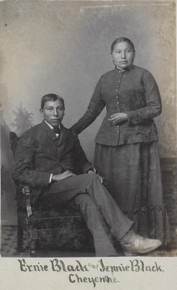 Ernie Black and Jennie Black [version 3], c.1886