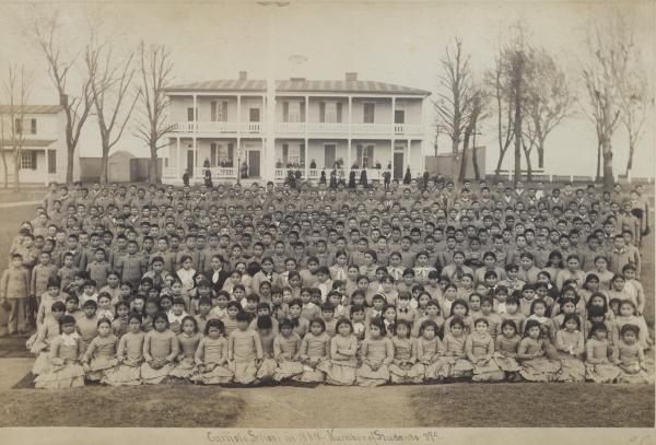 Carlisle Indian School Student Body [version 2], 1884