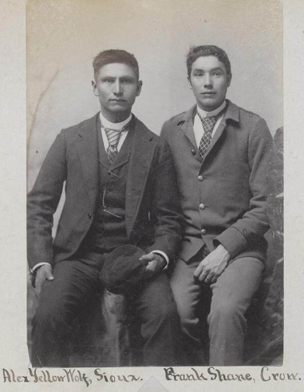 Alexander Yellow Wolf and Frank Shane [version 2], c.1889