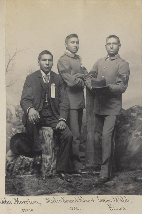 John Morrison, Martin Round Face, and James Waldo, c.1893