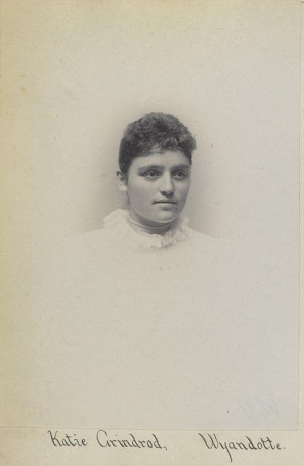 Katie Grindrod, c.1891