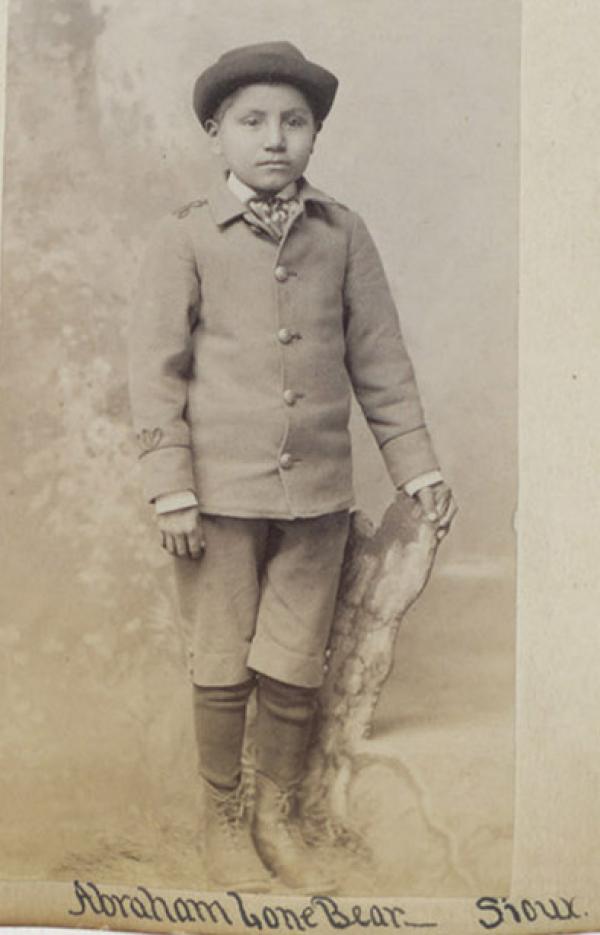Abraham Lone Bear, c.1893