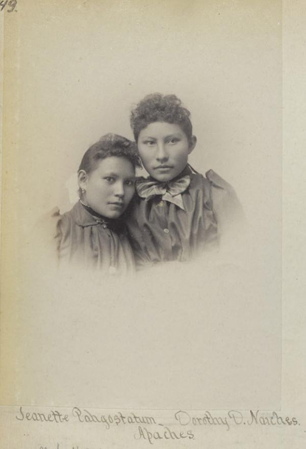 Janette Woods and Dorothy Dekhlikiseh, c.1888