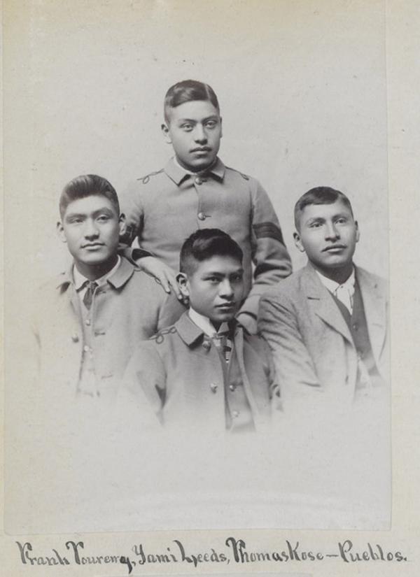Frank Turewei, Yamie Leeds, Thomas Kose, and Bert Wetmore, c.1888