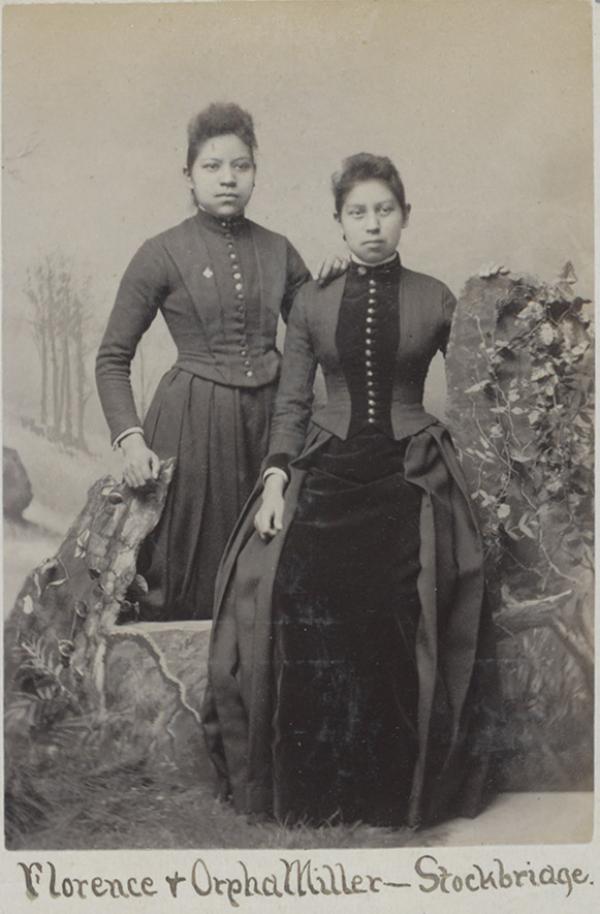 Florence Miller and Orpha Miller [version 2], c.1889