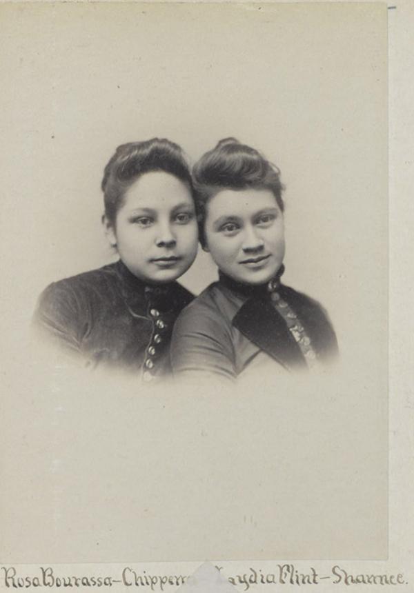 Rosa Bourassa and Lydia Flint [version 2], c.1890