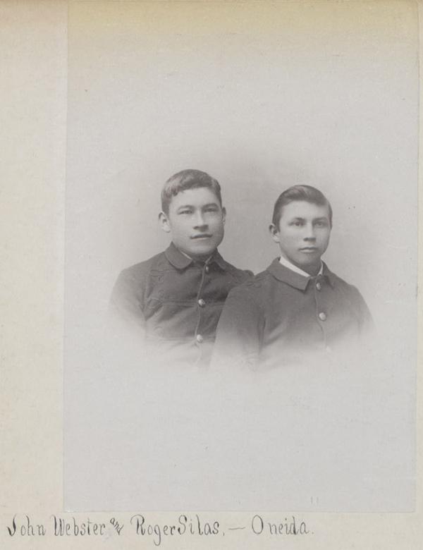 John Webster and Roger Silas, c.1892