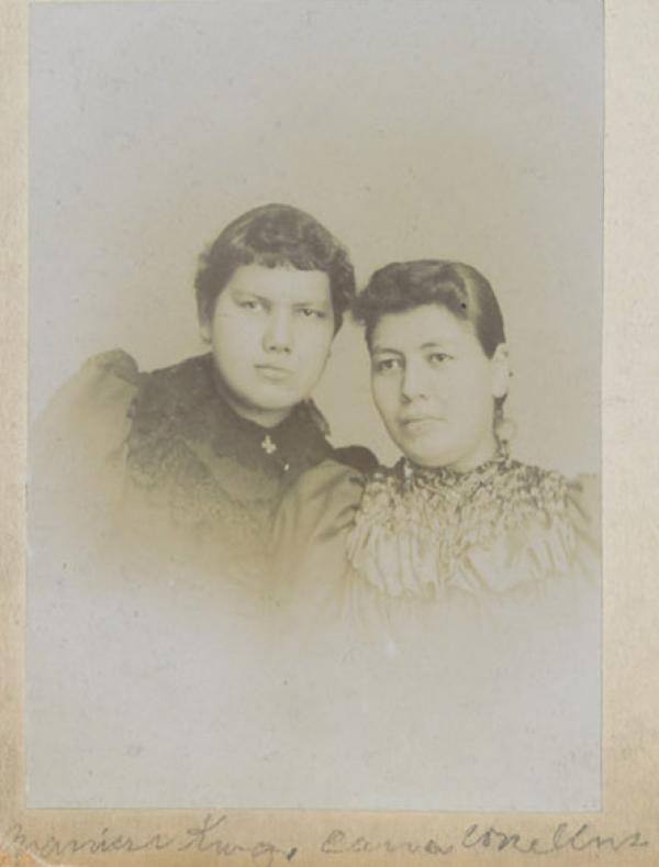 Carrie Cornelius and Marian King, c.1894