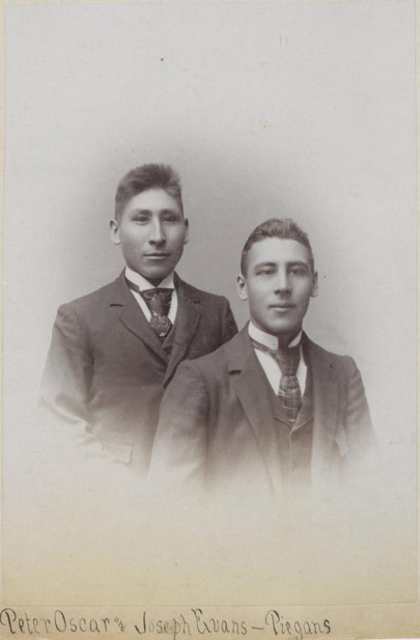 Peter Oscar and Joseph Evans, c.1893