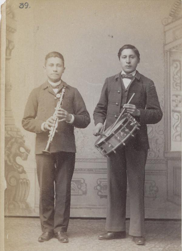 Two unidentified male students #24, c.1887