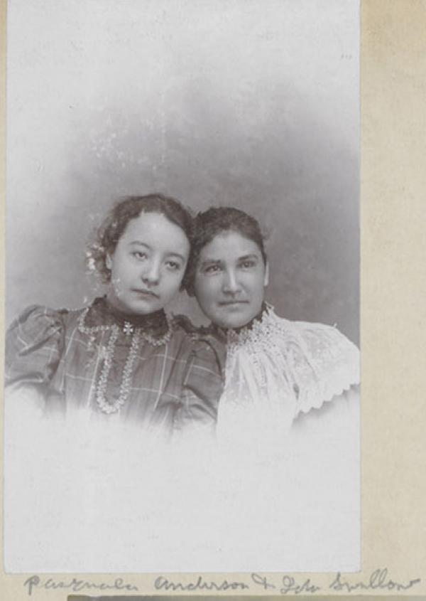 Pasquala Anderson and Ida Swallow, c.1900