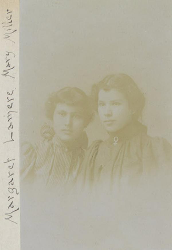 Margaret La Mere and Mary Miller, c.1895