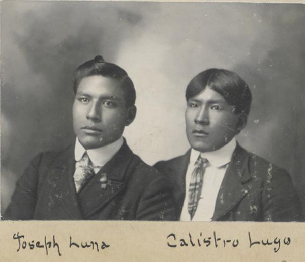 Joe B. Luna and Calistro Antonio Lugo, c.1900