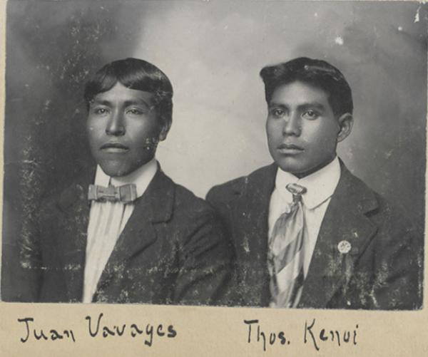Juan Vavages and Thomas Kenay, c.1900